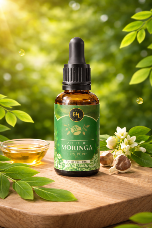 Revitaliza tu piel y cabello con Aceite de Moringa 100% Natural